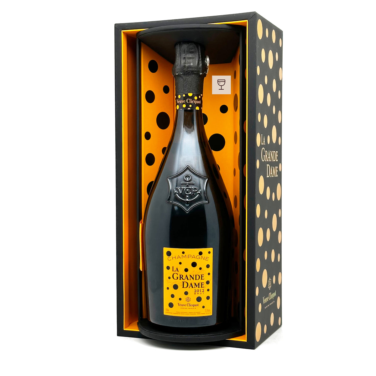2012 Veuve Clicquot Ponsardin Champagne Brut La Grande Dame X Yayoi Ku 2012-veuve-clicquot-ponsardin-champagne-brut-la-grande-dame-x-yayoi-ku